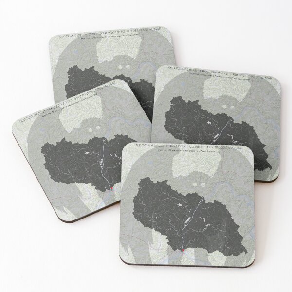 Item preview, Old Town Creek Watershed Hydrological Mothman designed and sold by Crypto Tography.