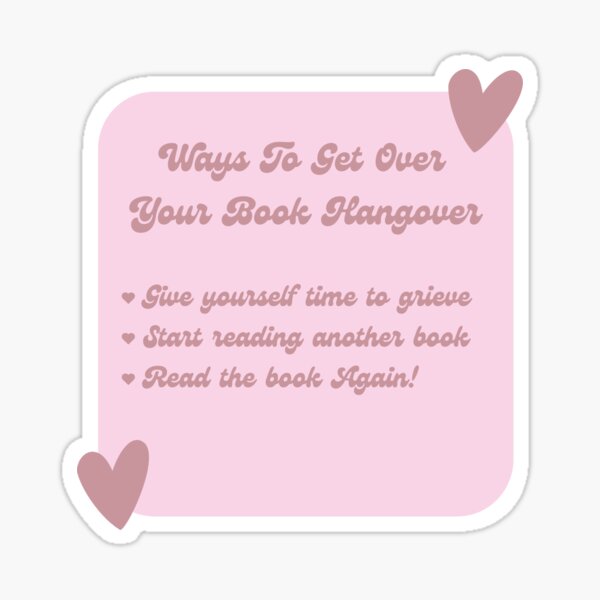 Item preview, Ways To Get Over Your Book Hangover designed and sold by CorLeoniss.