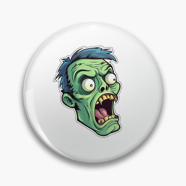 Item preview,  Epic zombie face green  designed and sold by Socool101.