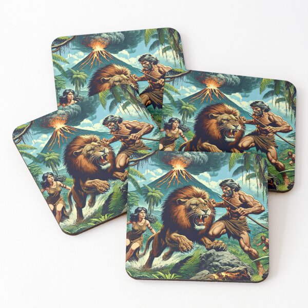Item preview, Primordial Clash in the Untamed Wilds designed and sold by artwaves.