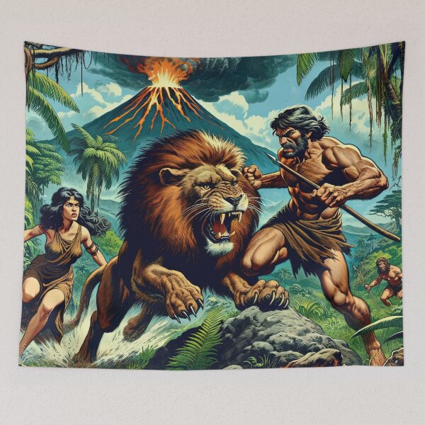 Item preview, Primordial Clash in the Untamed Wilds designed and sold by artwaves.