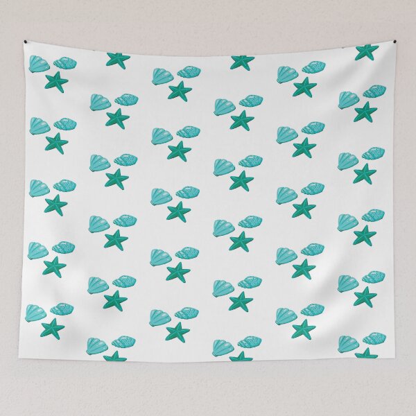 Item preview, Turquoise beach shells designed and sold by lollydesigned.
