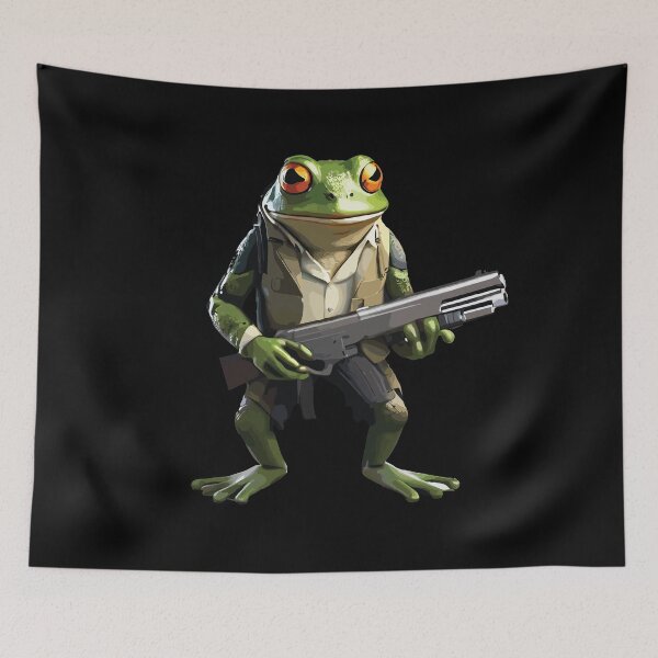 Item preview, Gun Frog designed and sold by Getup-clothing.