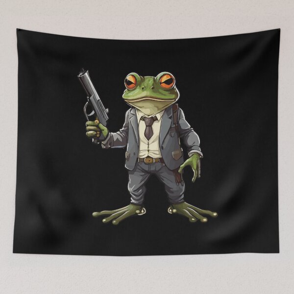 Item preview, Gun Frog designed and sold by Getup-clothing.