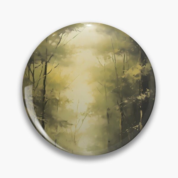 Item preview, Deep in the forest, woodland path surrounded by trees brush stroke painting designed and sold by NBSStore.