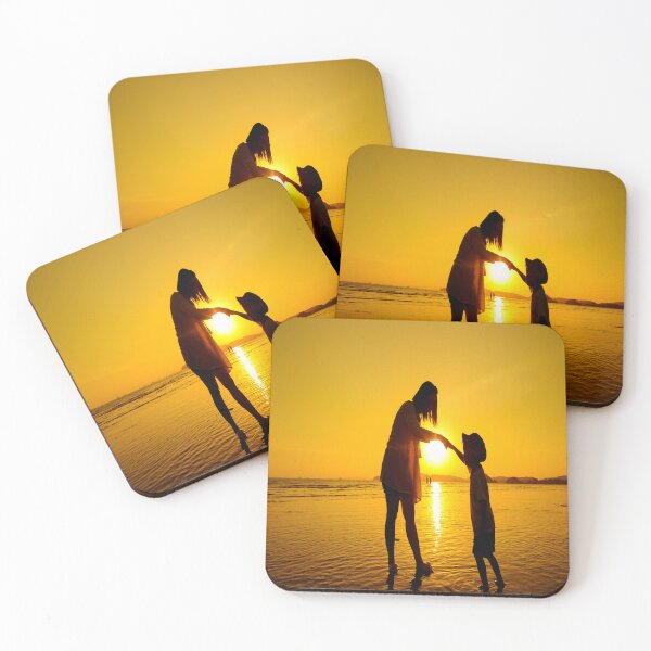Item preview,  "Sunny Bond: A Mother-Son Duo Creating Cherished Memories on the Beach" designed and sold by AS-Graphics.