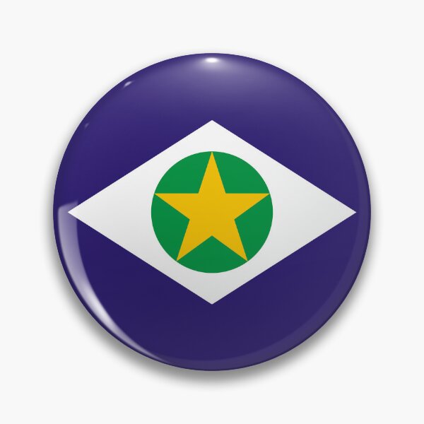 Artikelvorschau, Flagge des Bundesstaates Mato Grosso (Föderative Republik Brasilien) entworfen und verkauft von Danler.