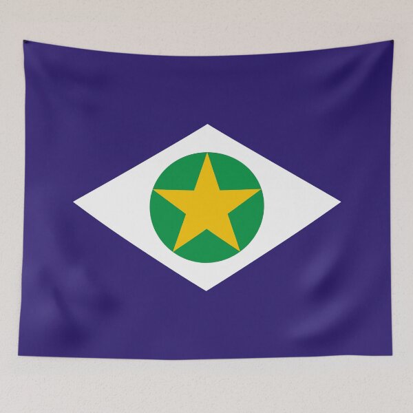 Item preview, Flag of Mato Grosso state (Federative Republic of Brazil)  designed and sold by Danler.