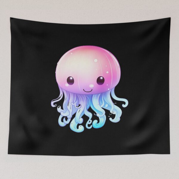 Item preview, Cute kawaii jellyfish or medusa designed and sold by NBSStore.