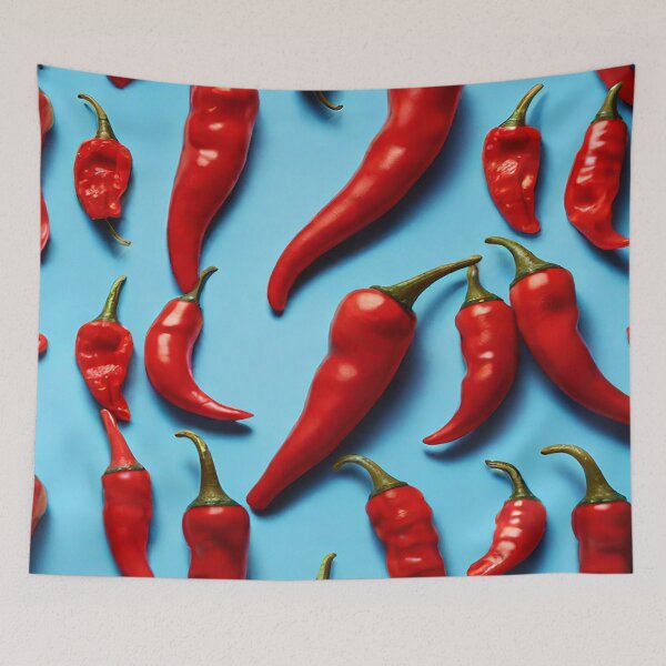 Item preview, chili Peppers pattern designed and sold by eskiastudio.