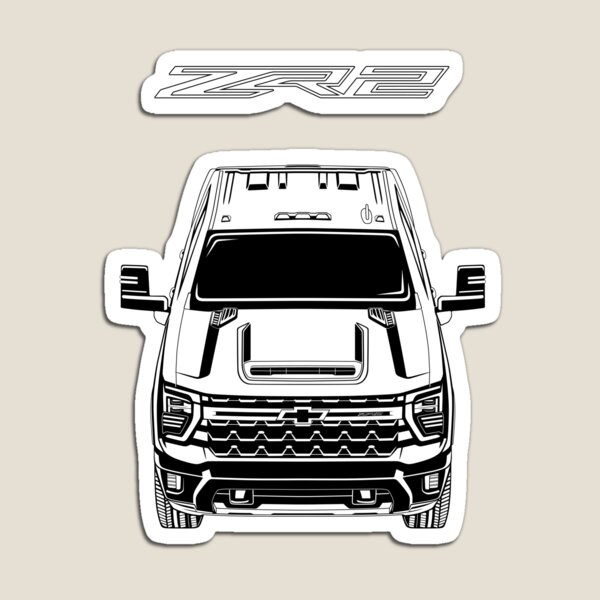 Artikelvorschau, Silverado HD ZR2 2024 entworfen und verkauft von V8social.