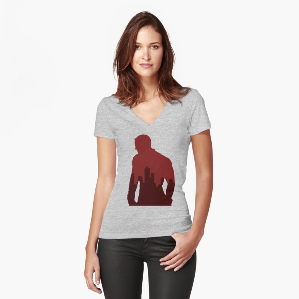 Item preview, Fitted V-Neck T-Shirt designed and sold by tjbrock2.