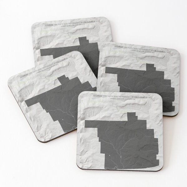 Item preview, Fossil Butte National Monument Hydrological Map with Topo designed and sold by Crypto Tography.