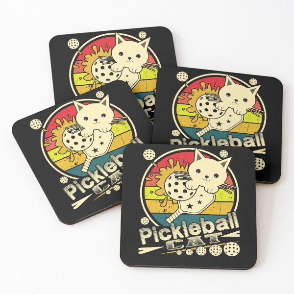 Item preview, Funny Pickleballs Cat, Gift Coach, Present Play Paddle Sports Lover, Dad Grandpa Father's Day designed and sold by behindthefacts.
