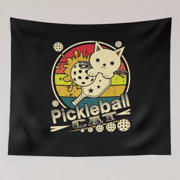 Item preview, Funny Pickleballs Cat, Gift Coach, Present Play Paddle Sports Lover, Dad Grandpa Father's Day designed and sold by behindthefacts.