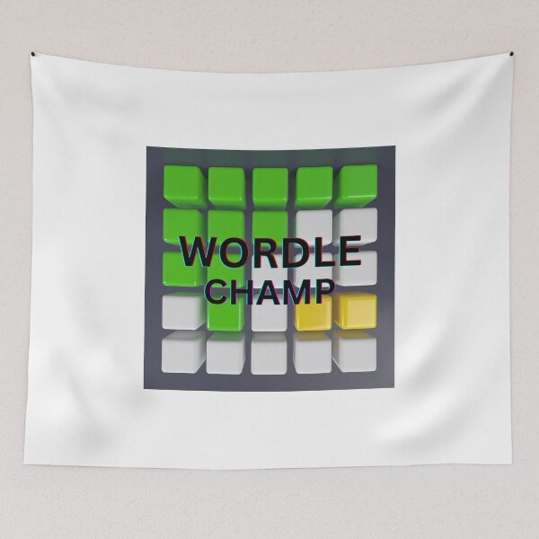 Item preview, wordle champ designed and sold by DoraHappy.