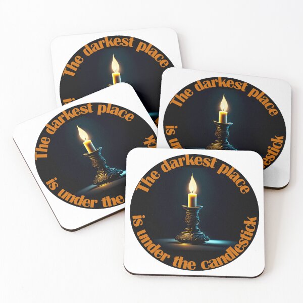 Item preview, The darkest place is under the candlestick designed and sold by FelixMorua.
