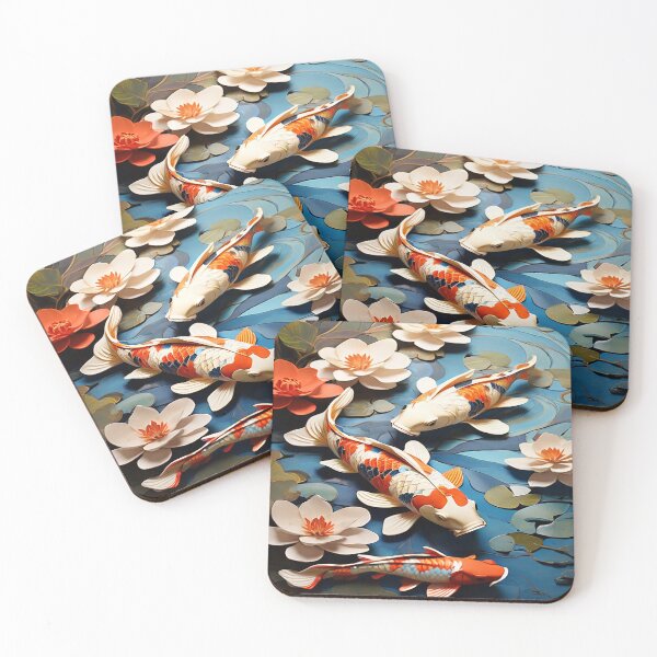 Item preview, koi carp pattern designed and sold by eskiastudio.