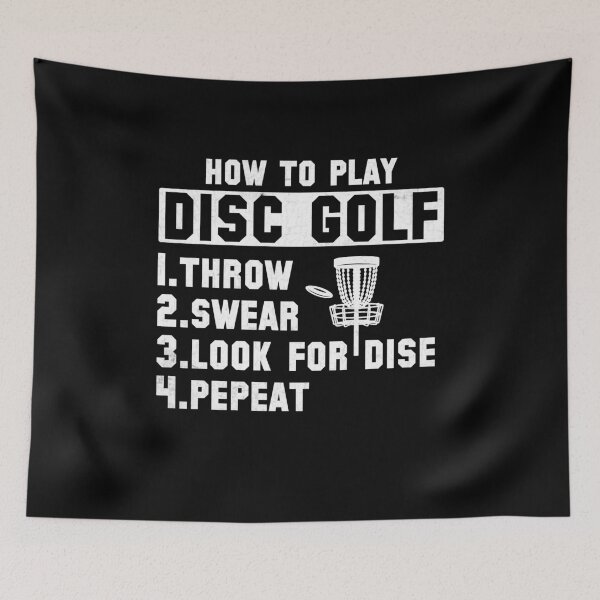 Item preview, How To Play Disc Golf, Funny Frisbee Golf, Disc Golf Lover, Frisbee Throwing Golf, Disc Golf Dad designed and sold by behindthefacts.
