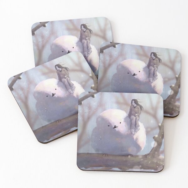 Item preview, Winter Bird Painting designed and sold by OrangesAndFun.