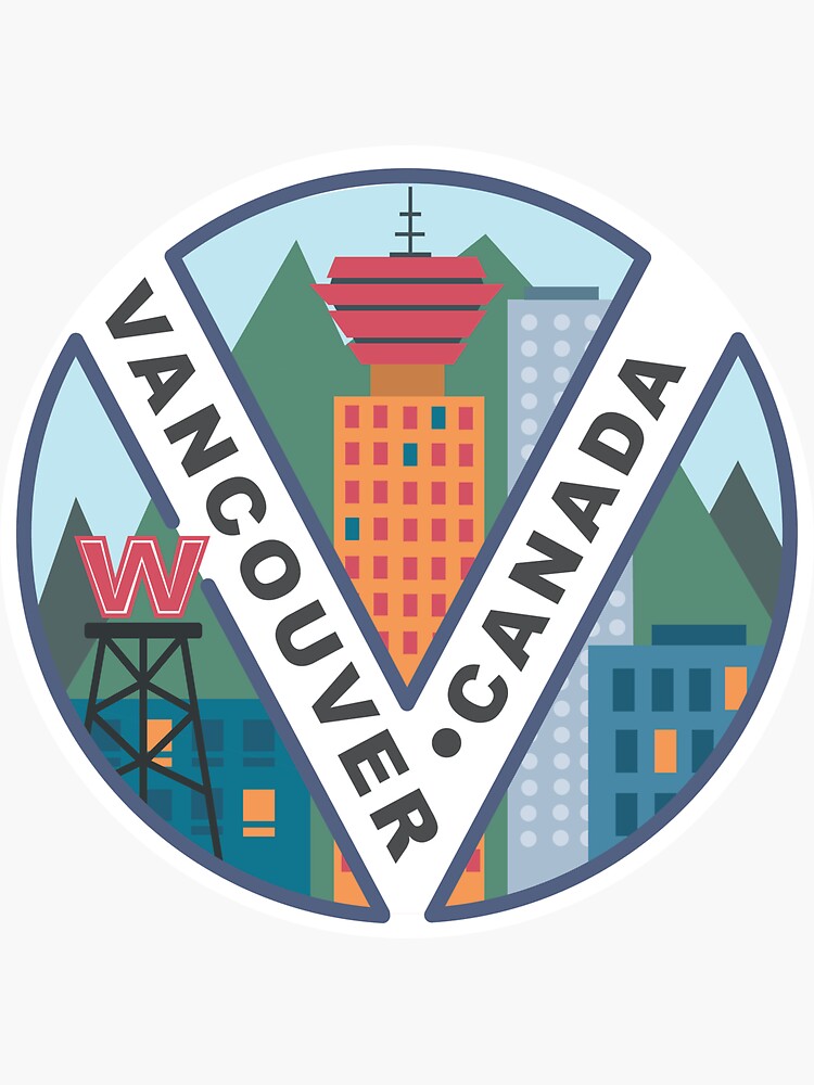"Vancouver Sticker" Sticker for Sale by CloudCamper Redbubble