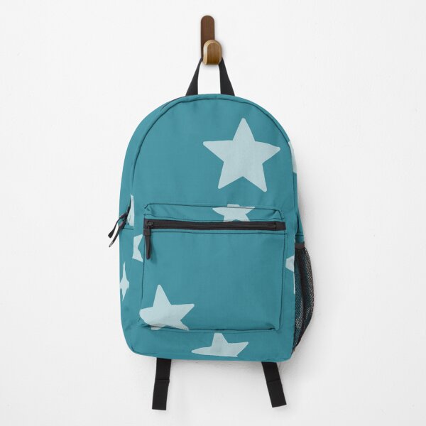 Item preview, White stars, turquoise background designed and sold by Mini-Anni.