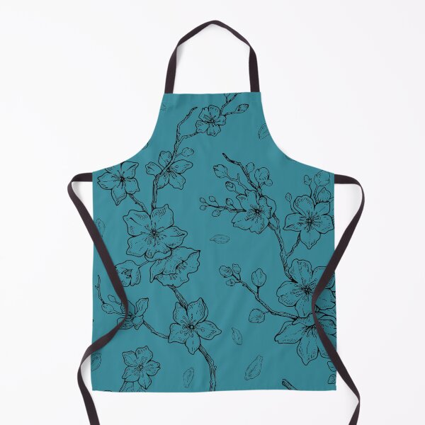 Item preview, Black orchid turquoise background designed and sold by Mini-Anni.
