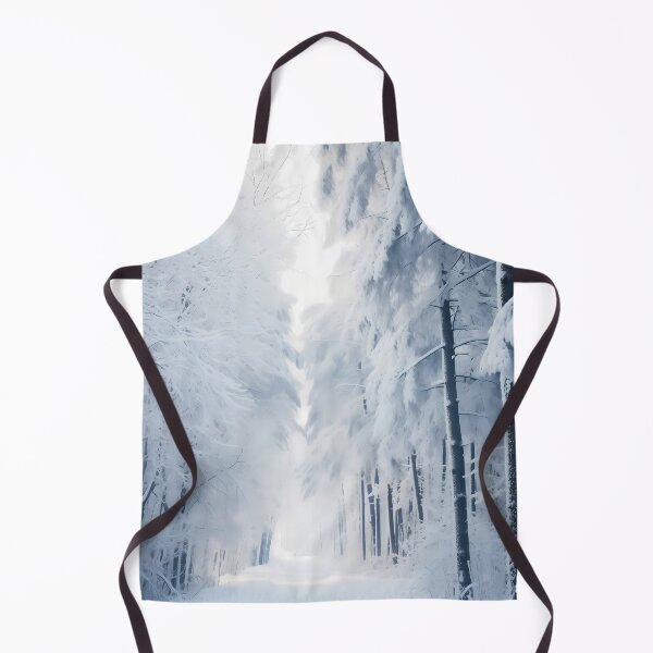 Item preview, Deep in the forest, snowy winter woodland path surrounded by trees photography designed and sold by NBSStore.