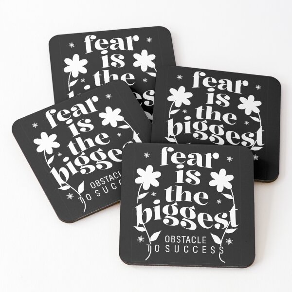 Item preview, “Fear is the biggest obstacle to success” designed and sold by Mahilis.