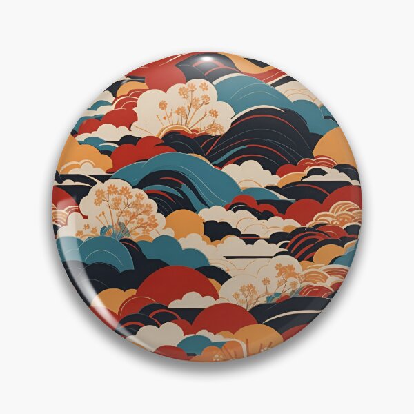 Item preview, Japanese Style Cloud / Floral Pattern  designed and sold by Seneku-Design.