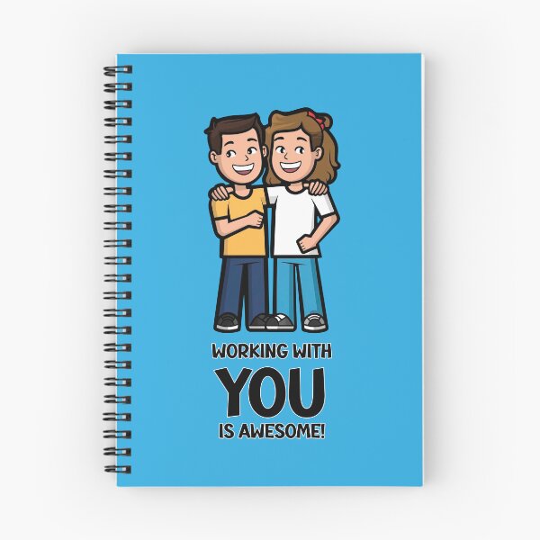 Item preview, Friends from work - man and woman designed and sold by HarridanCreates.