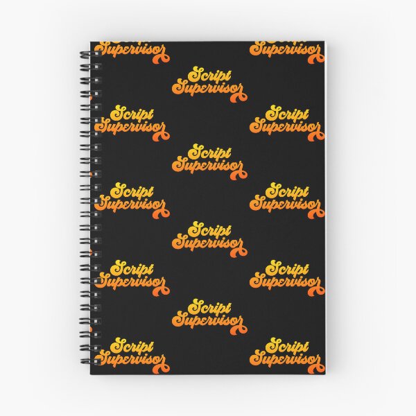 Item preview, Groovy Script Supervisor - Fire Orange Gradient designed and sold by NermilioDesigns.