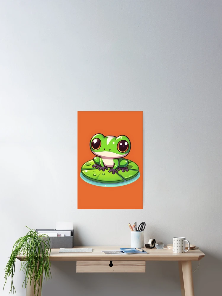 Thumbnail 2 of 3, Poster, Frog designed and sold by ~ QPAIC ~.