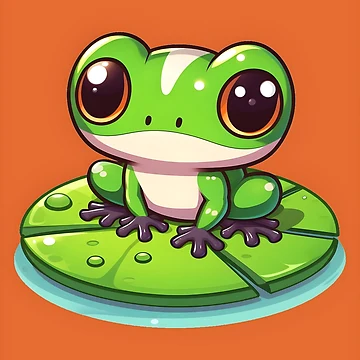 Artwork thumbnail, Frog by ~ QPAIC ~