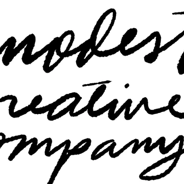 Artwork thumbnail, Modest Script by Modest Creative Company