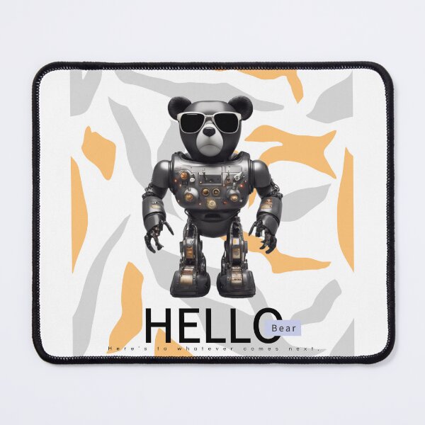 Item preview,  Hello from the Robot Cool Bear designed and sold by ALITTLETOWN.