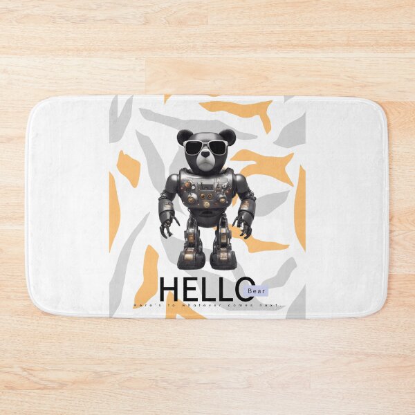 Item preview,  Hello from the Robot Cool Bear designed and sold by ALITTLETOWN.