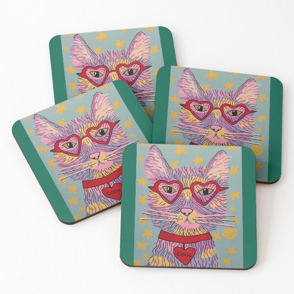 Item preview, Valentine Cat:  Cool designed and sold by WayJoArt.