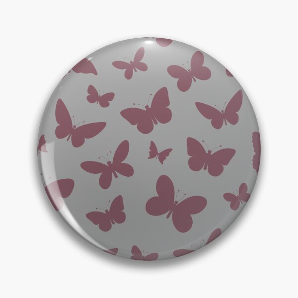 Item preview, Brown butterfly gray background designed and sold by Mini-Anni.