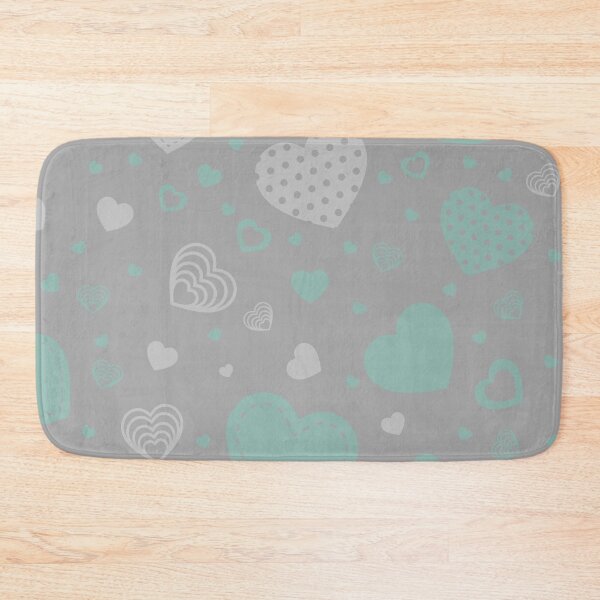 Item preview, Green heart, gray background designed and sold by Mini-Anni.
