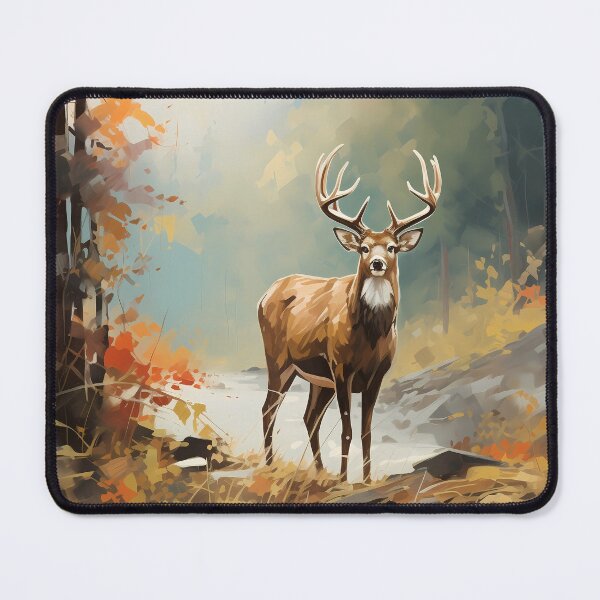 Item preview, Beautiful big brown deer in the forest artwork designed and sold by NBSStore.