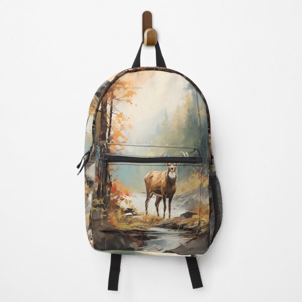 Item preview, Beautiful big brown deer in the forest artwork designed and sold by NBSStore.