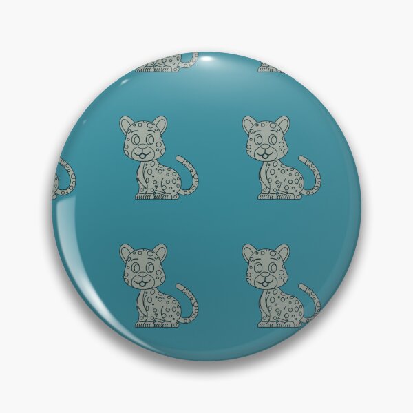 Item preview, Kitten turquoise background designed and sold by Mini-Anni.