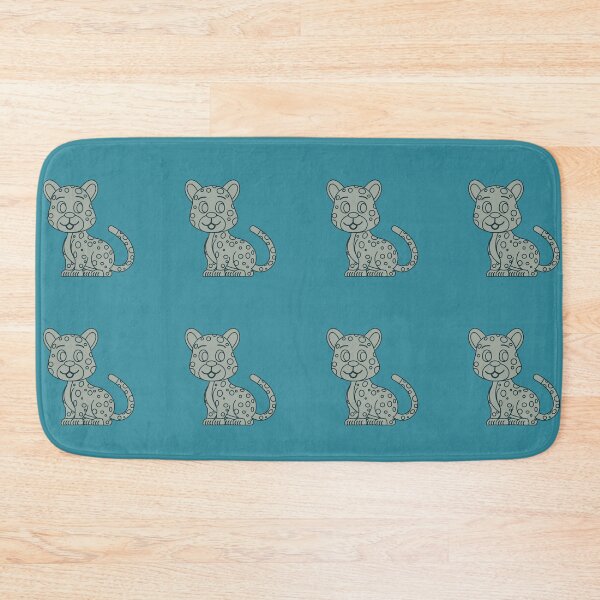 Item preview, Kitten turquoise background designed and sold by Mini-Anni.