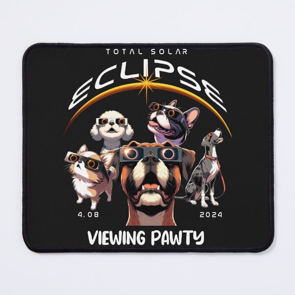 Item preview, Total Solar Eclipse Viewing Pawty, Dogs, Dog breeds, Great dane, poodle,Boxer, Chihuahua, Totality, Solar Eclipse over USA, April 8 2024 designed and sold by jeyel7.