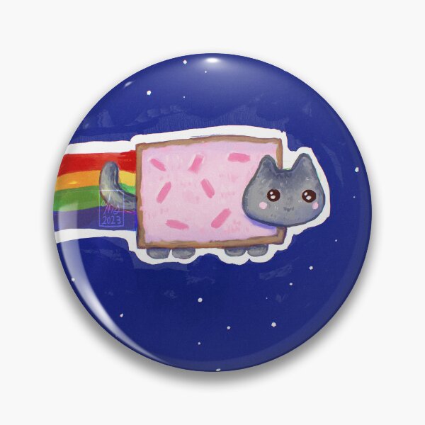 Item preview, rainbow 2010’s cat designed and sold by trashcangoddess.