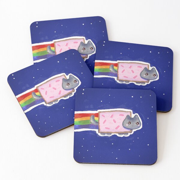 Item preview, rainbow 2010’s cat designed and sold by trashcangoddess.