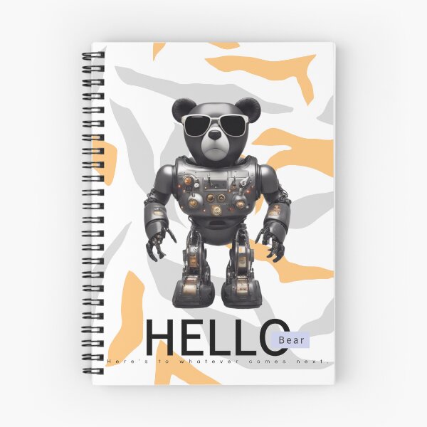 Item preview,  Hello from the Robot Cool Bear designed and sold by ALITTLETOWN.