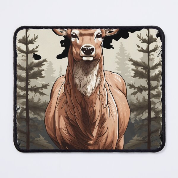 Item preview, Beautiful big brown deer in the forest artwork designed and sold by NBSStore.