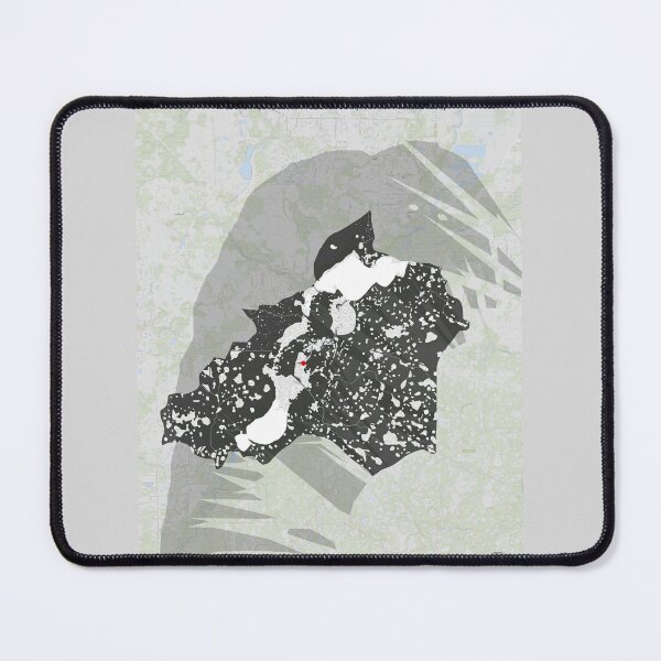 Item preview, Lake Myakka Watershed Hydrological Skunk Ape Outline designed and sold by Crypto Tography.